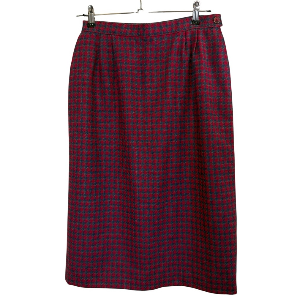 Pendleton Vintage Women’s Herringbone Timeless Wool Midi Pencil Skirt sz 10